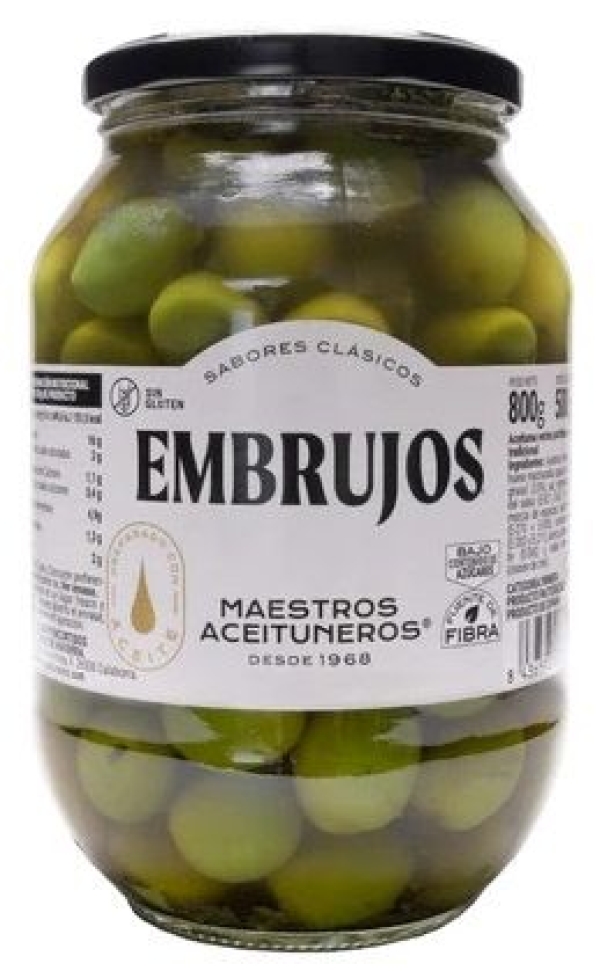 ACEITUNA EMBRUJOS CRISTAL 1Kg. MAESTROS ACEIT.
